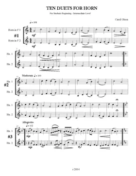 10 Duets for Horn