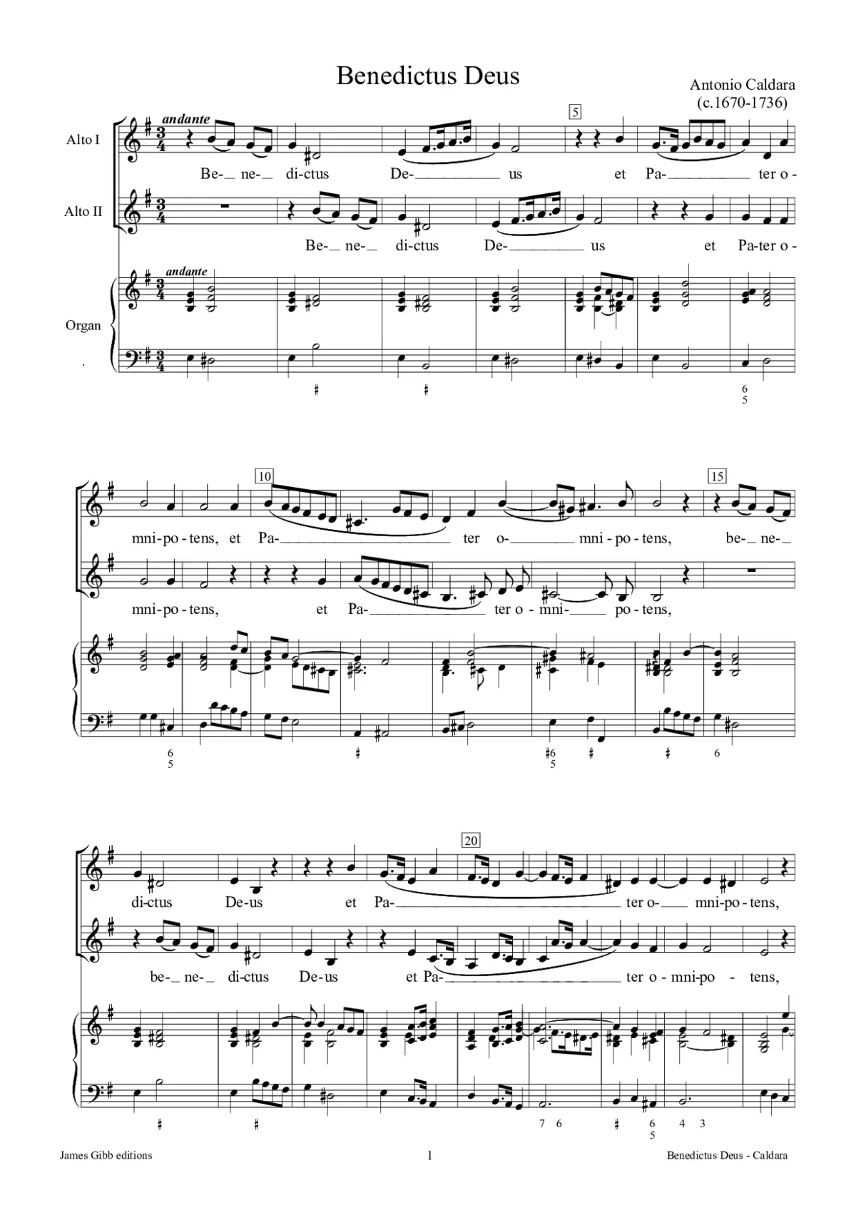 Benedictus Deus - Page 1