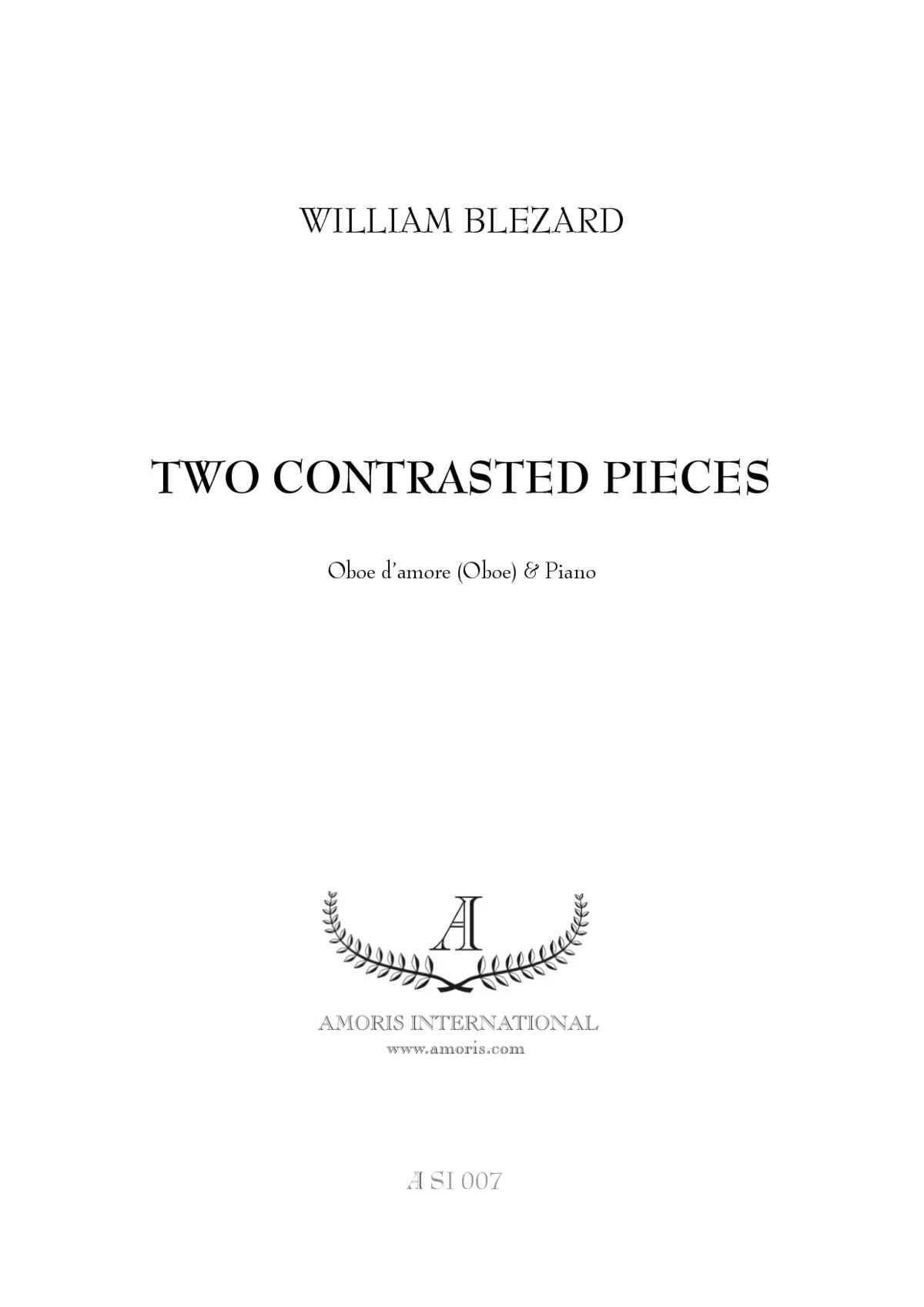 Two Contrasted Pieces - Page 1