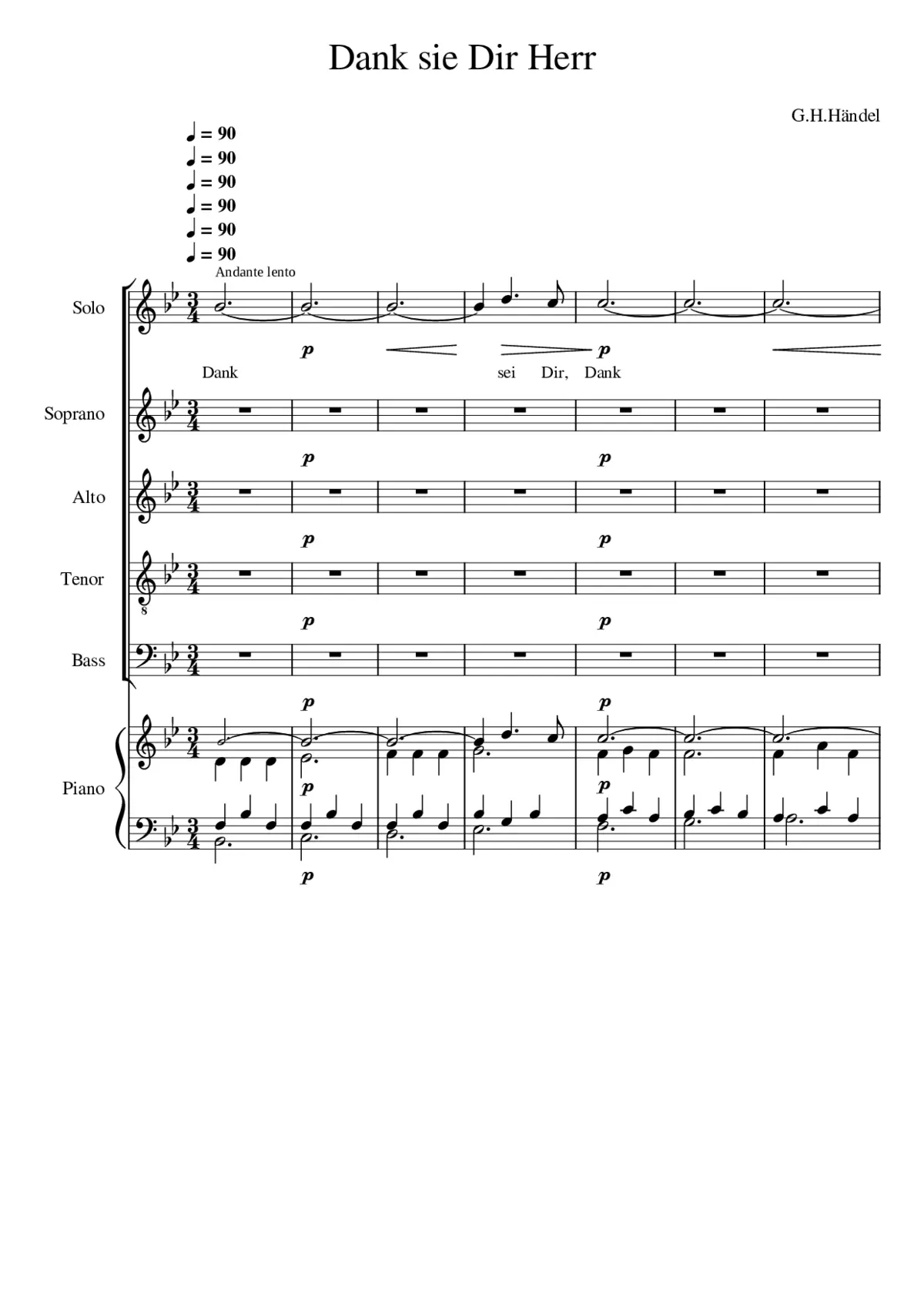 Dank sei dir Herr - Page 1