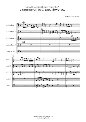 Capriccio VII in G major