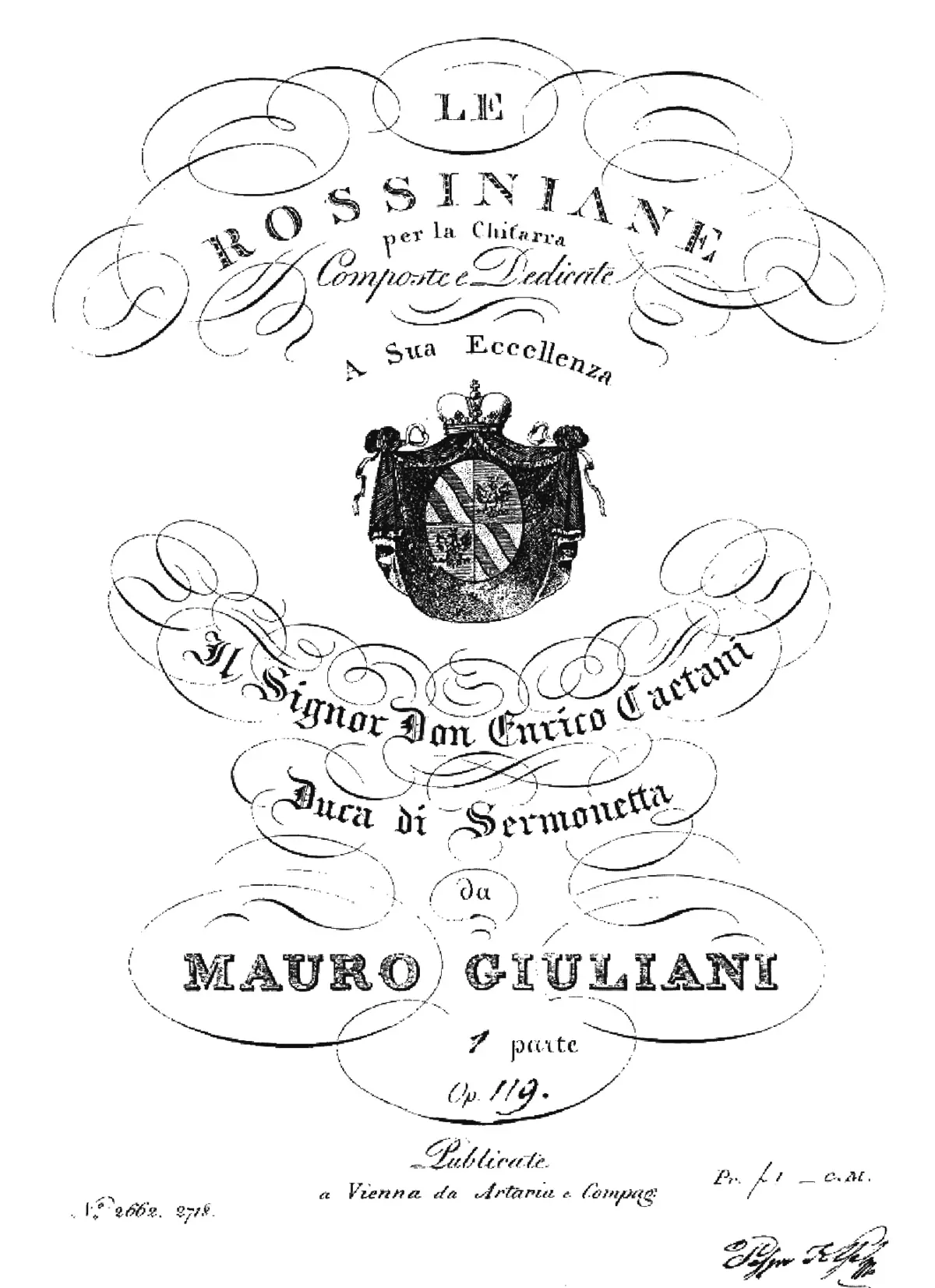 Rossiniana No.1 - Page 1