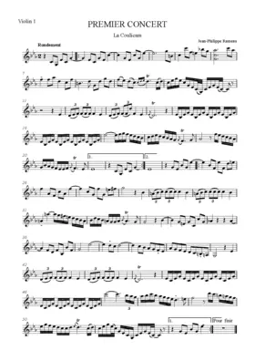 First Concert in C minor