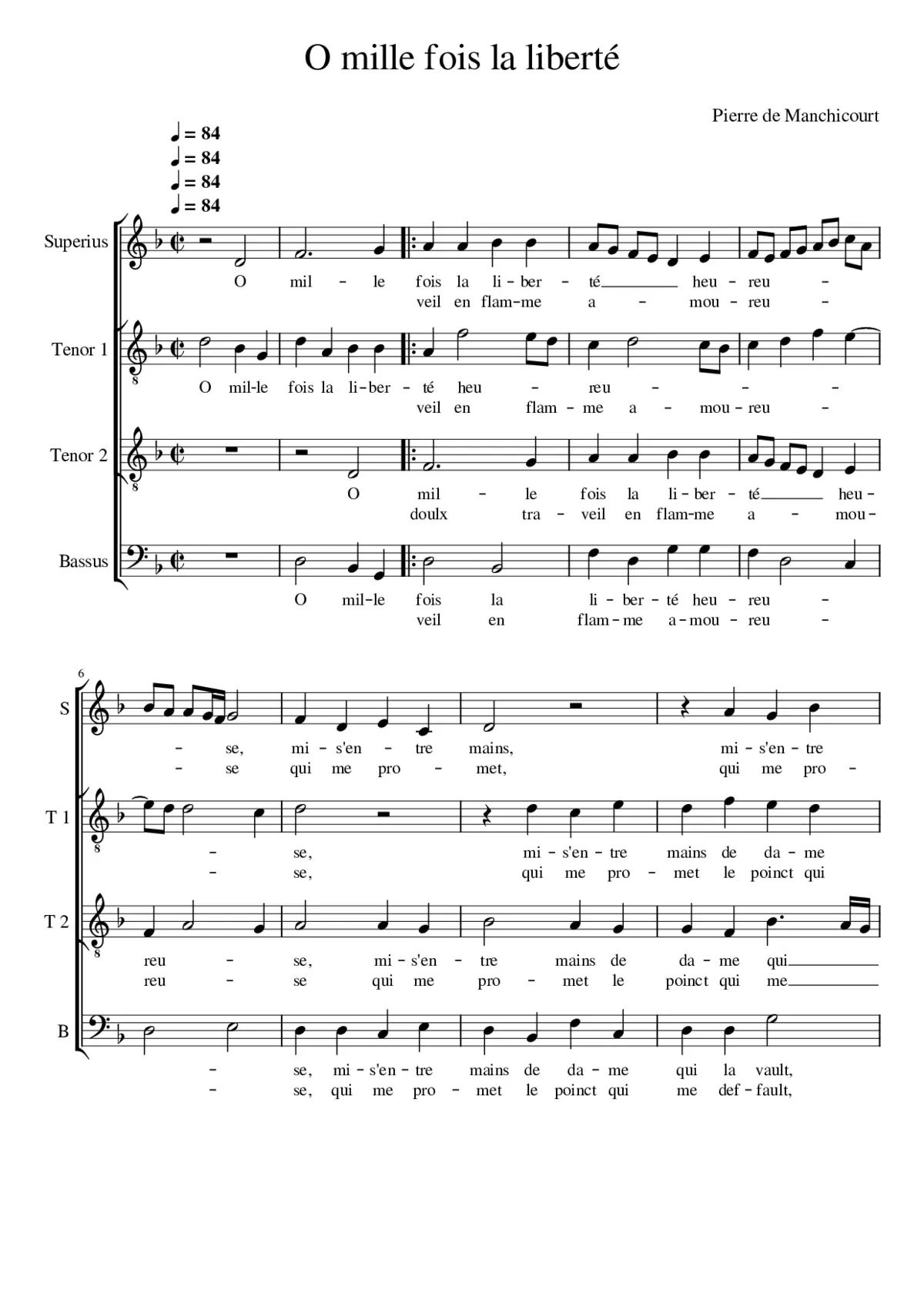 O mille fois - Page 1