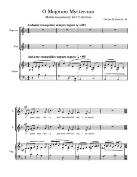 O Magnum Mysterium