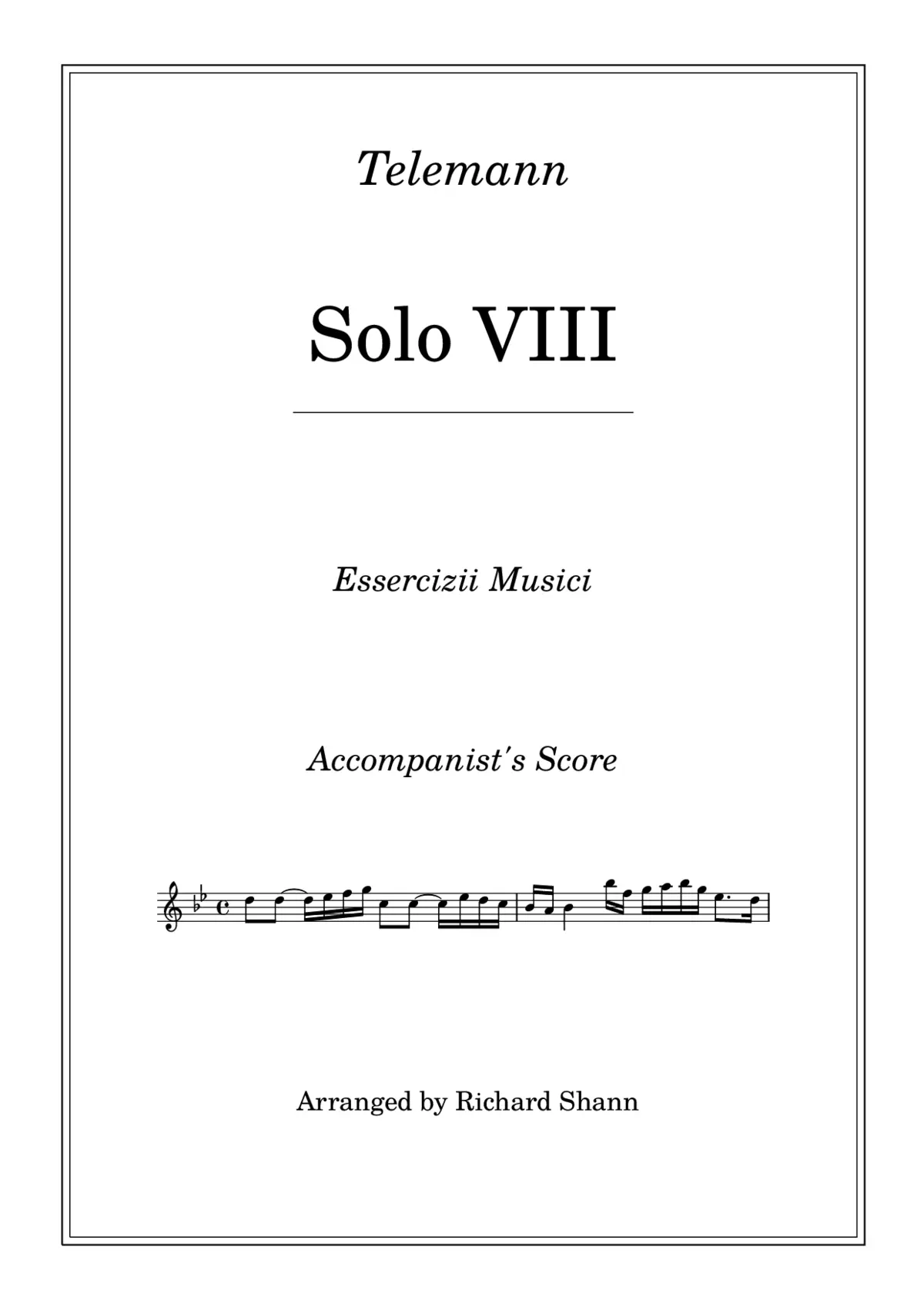 Flute Sonata - Page 1