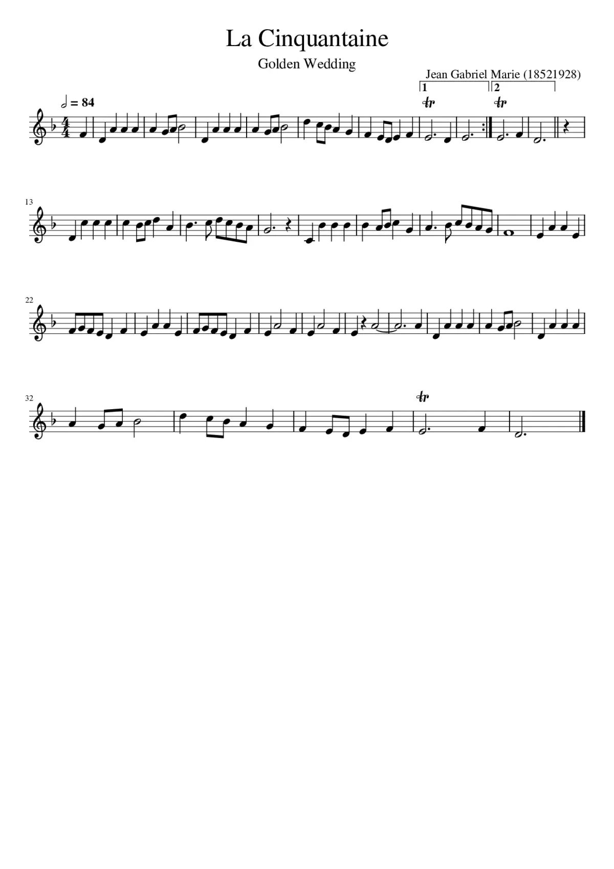 La Cinquantaine - Page 1