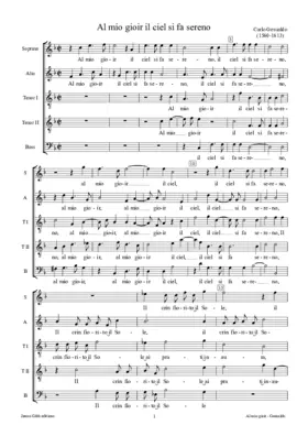 Al mio gioir il ciel si fa sereno