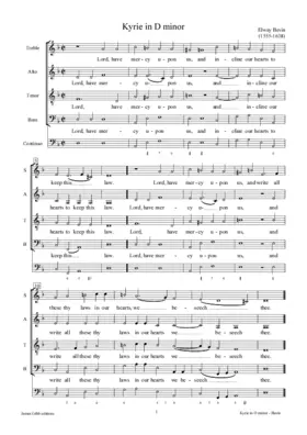 Kyrie in D minor