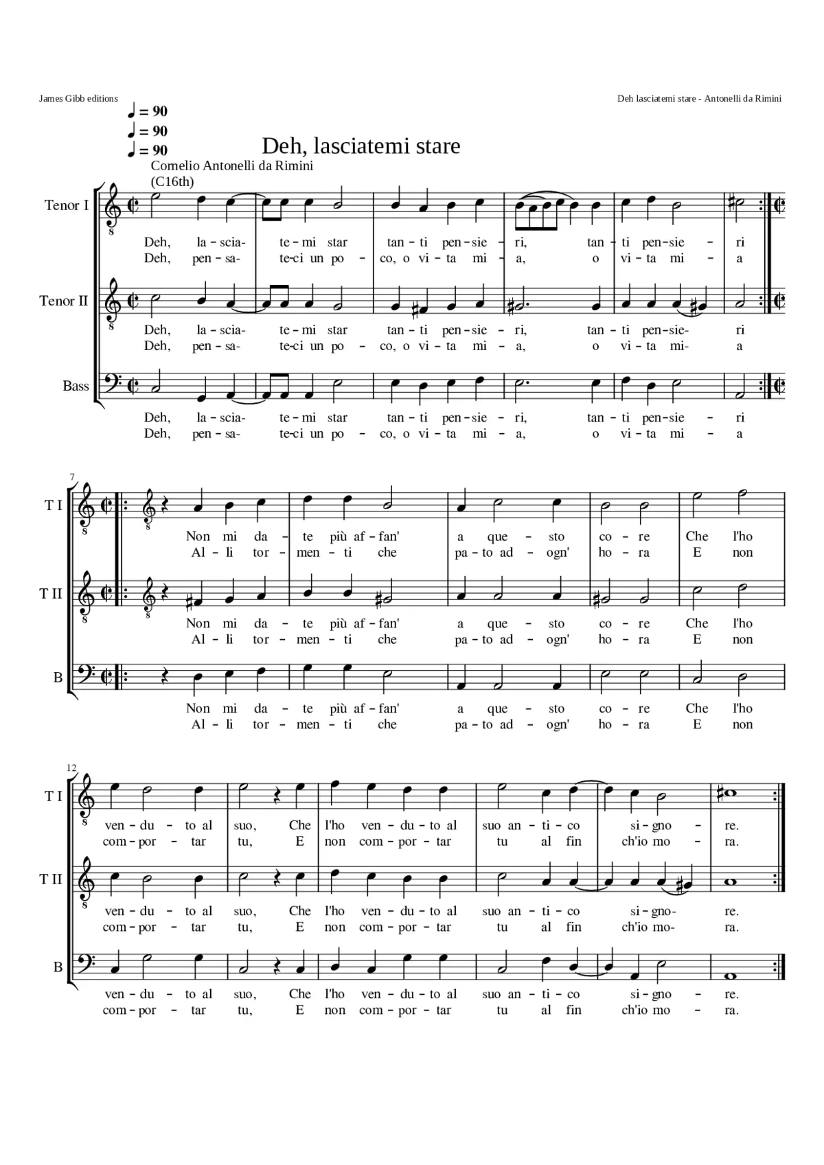 Deh lasciatemi stare - Page 1