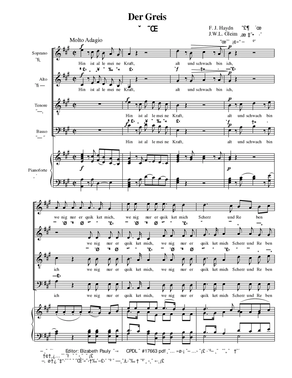 Der Greis - Page 1