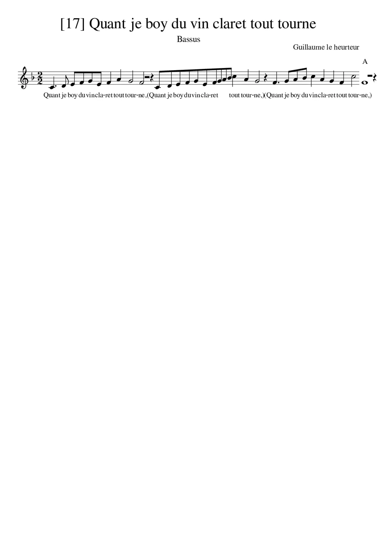 [17] Quant je boy du vin claret tout tourne - Page 1