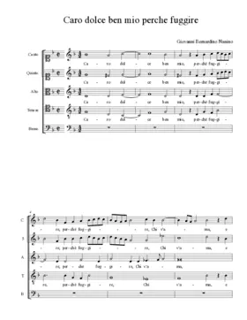 Caro dolce ben mio perche fuggire