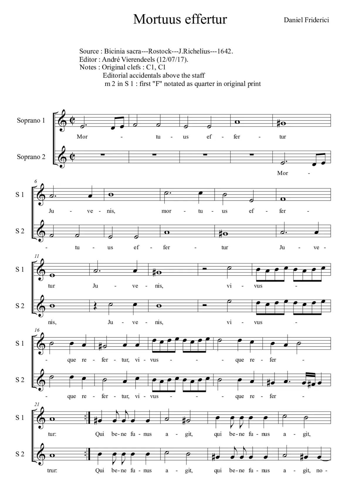 Mortuus effertur - Page 1