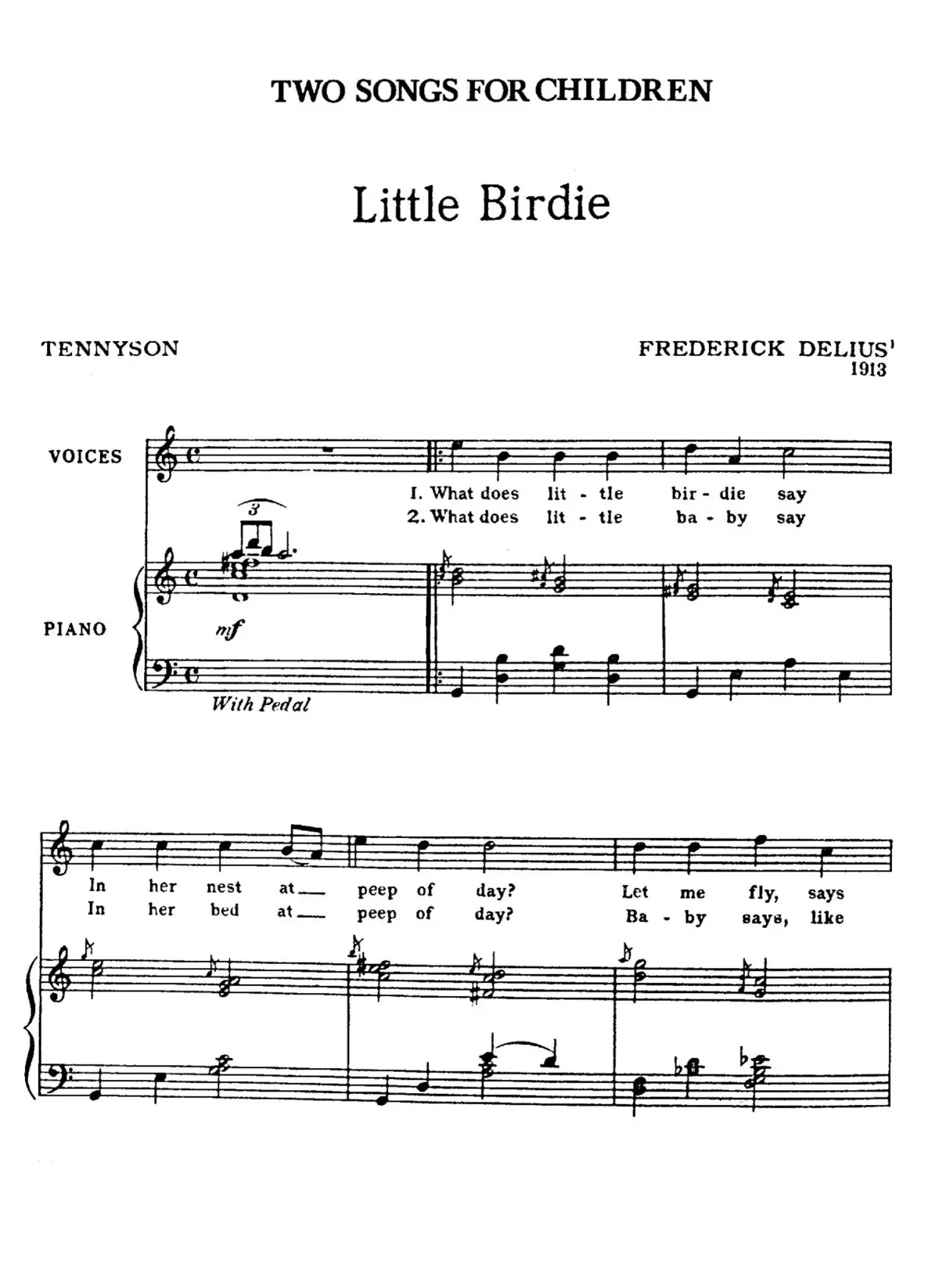 2 Songs for children - Page 1