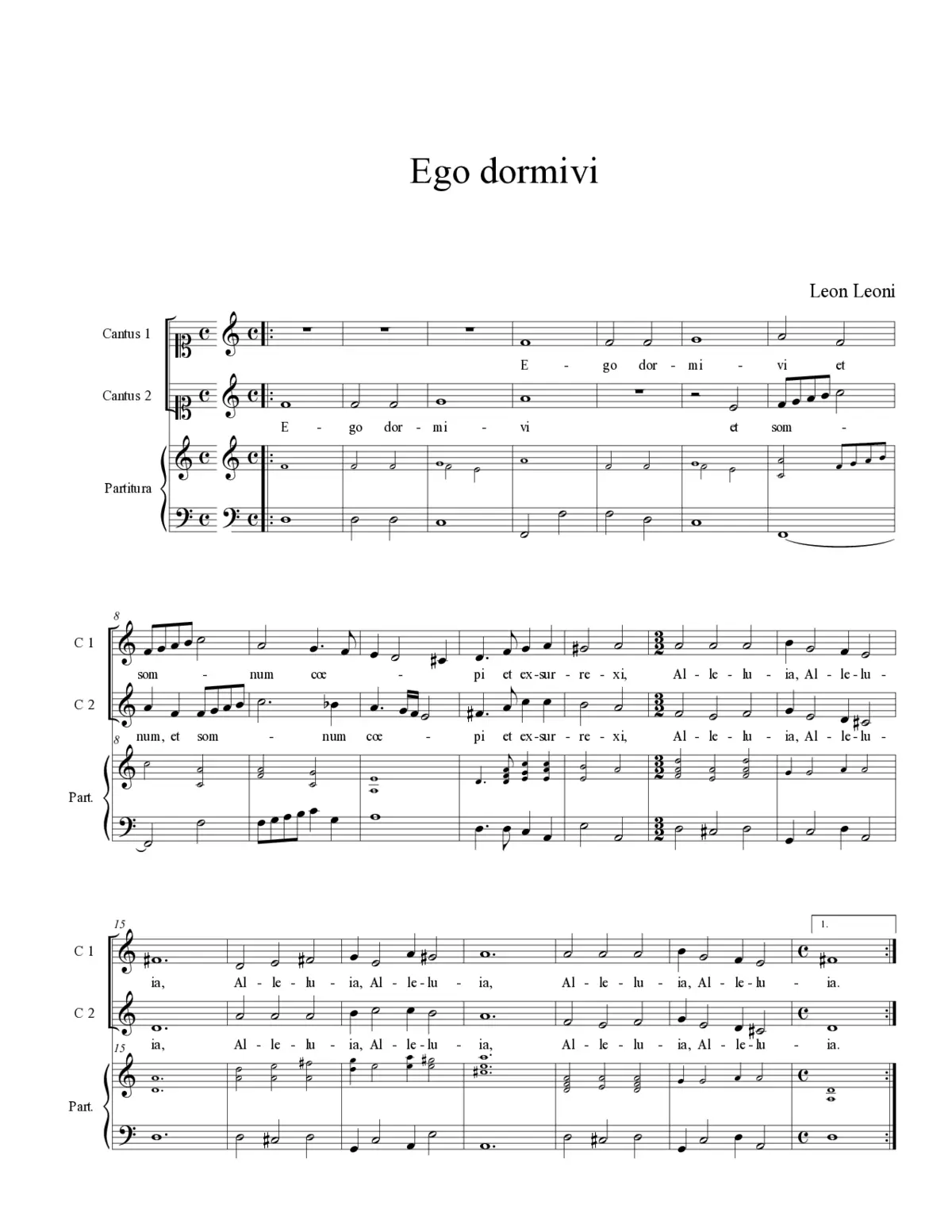 Ego dormivi - Page 1