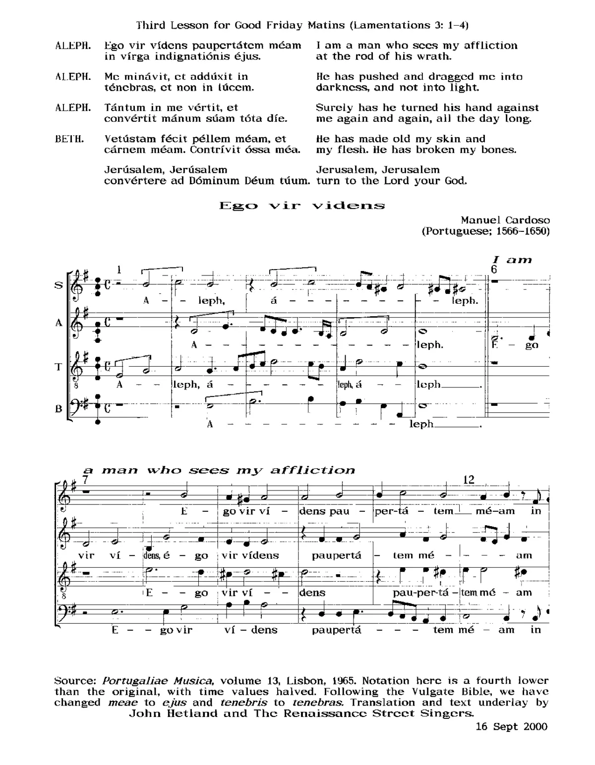 Ego vir videns - Page 1