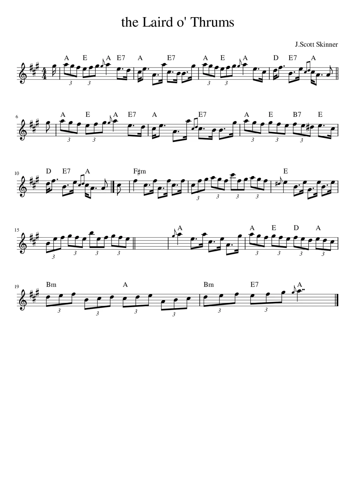 The Laird O' Thrums - Page 1