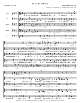 Da poi che sul fiorire