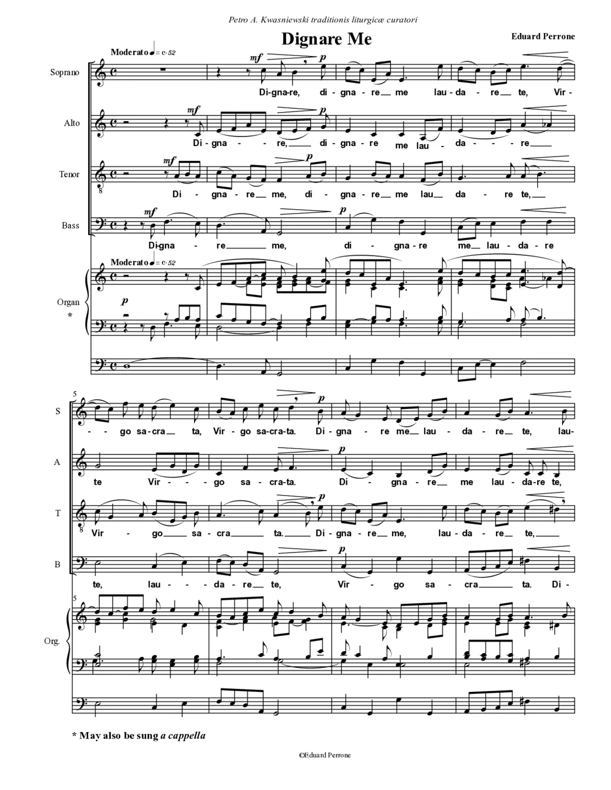 Dignare me - Page 1