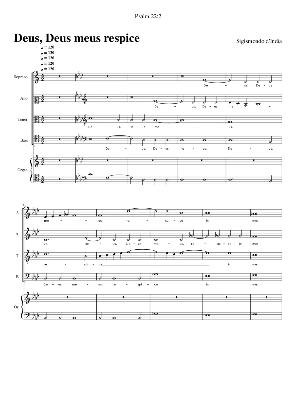 Deus Deus meus respice in me - Page 1