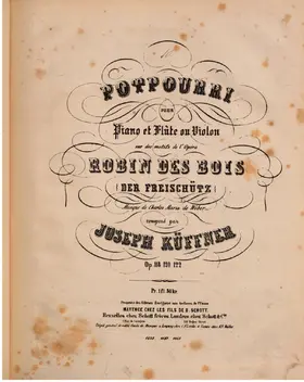 Potpourri sur des motifs de l'Opéra "Der Freischütz" No.2