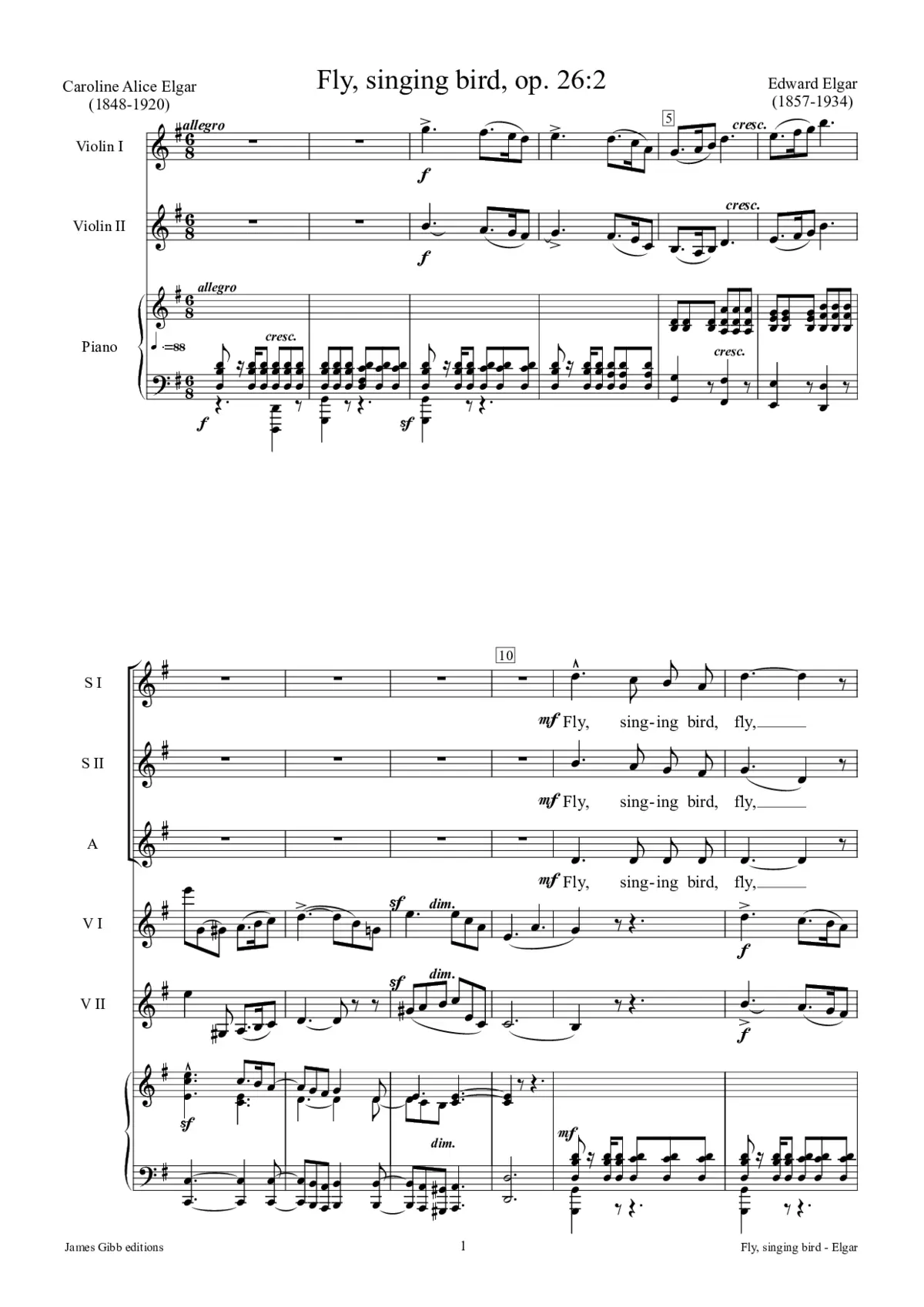 Fly, singing bird - Page 1