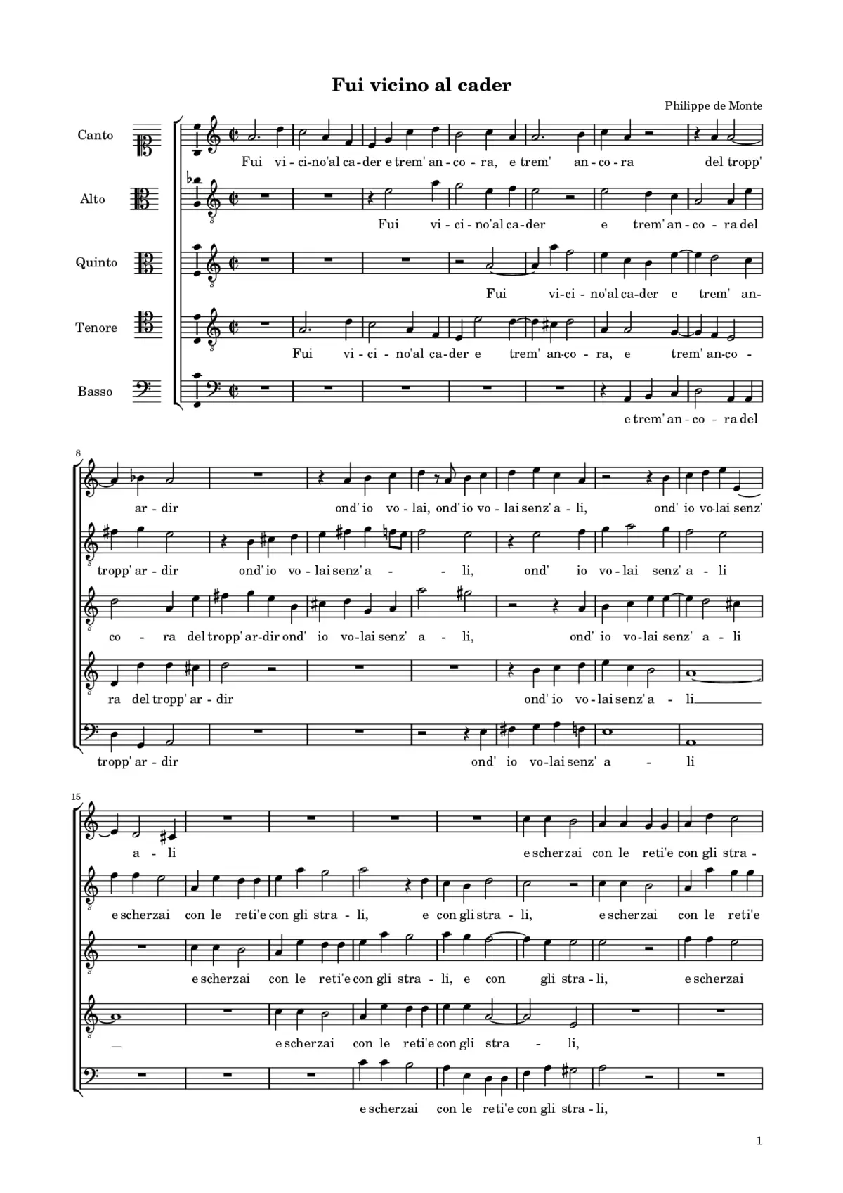 Fui vicino al cader - Page 1