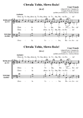 Chwała Tobie, Słowo Boże!