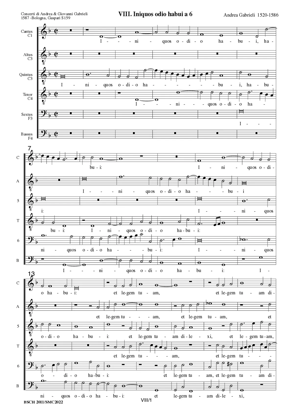 Iniquos odio habui a 6 - Page 1