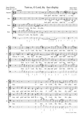Turn us, O Lord, thy face display