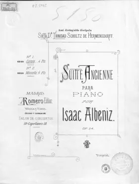 Suite Ancienne No.1