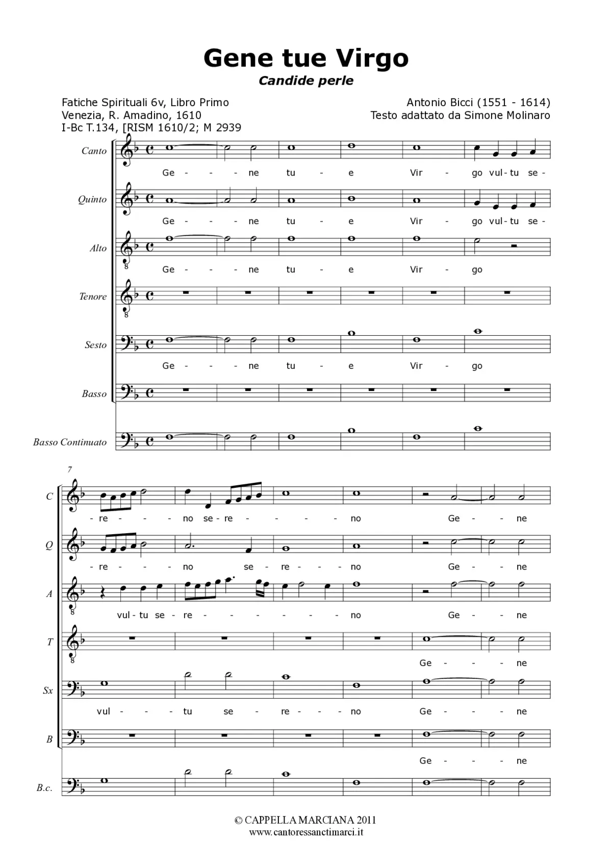 Gene tuae Virgo - Page 1