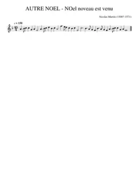 AUTRE NOEL - NOel noveau est venu