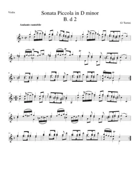 Sonata Piccola in D minor