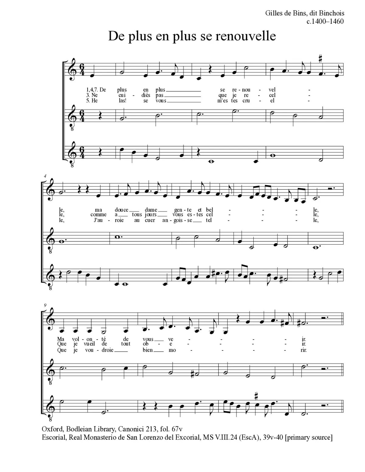 De plus en plus se renouvelle - Page 1