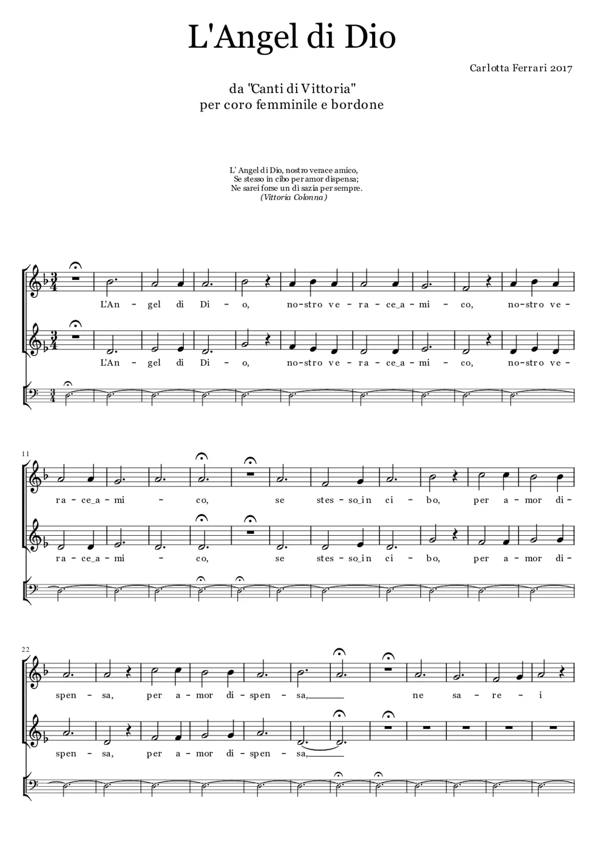 L'Angel di Dio - Page 1