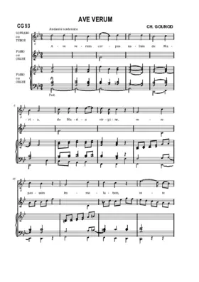 Ave verum, CG 93