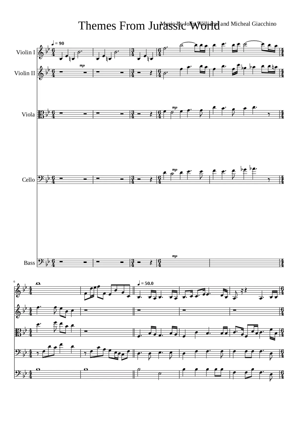 jurassic park theme - Page 1