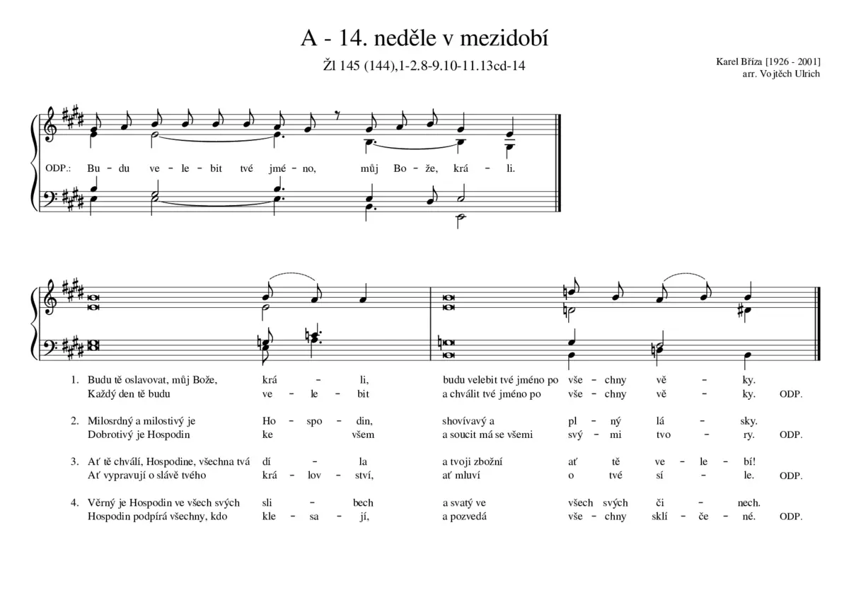 A - 14. neděle v mezidobí - Page 1
