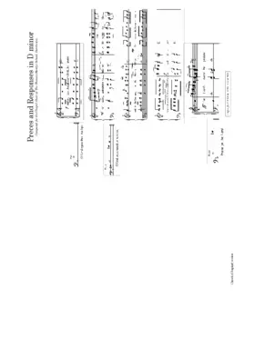 Preces and Responses in D minor (Church of England version)