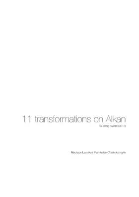 11 Transformations on Alkan