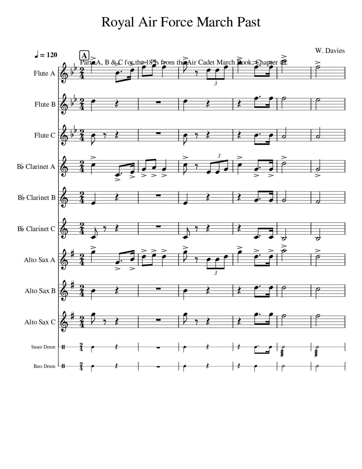 RAF March Past - Page 1