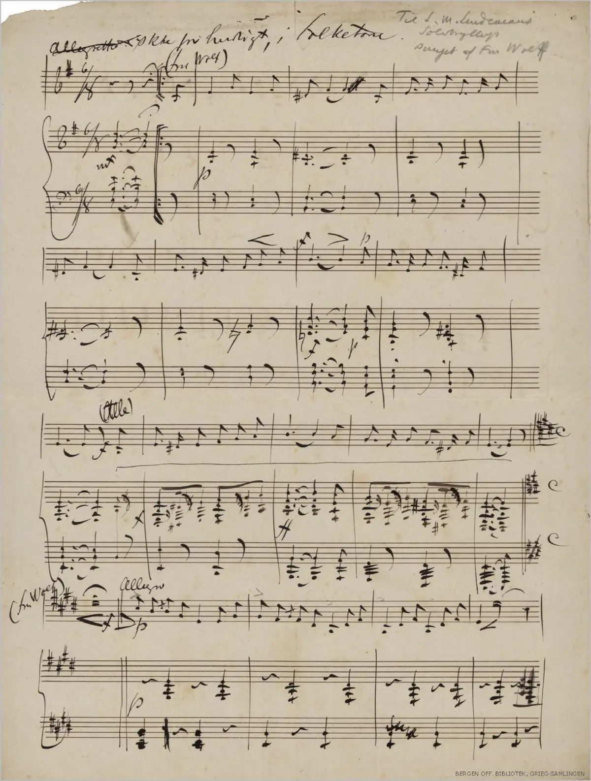 To L.M. Lindemans Silverwedding - Page 1