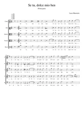 Se tu dolce mio ben