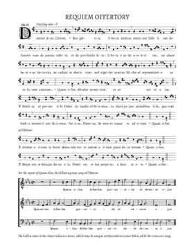 Domine Jesu Christe - chant with TTB refrain