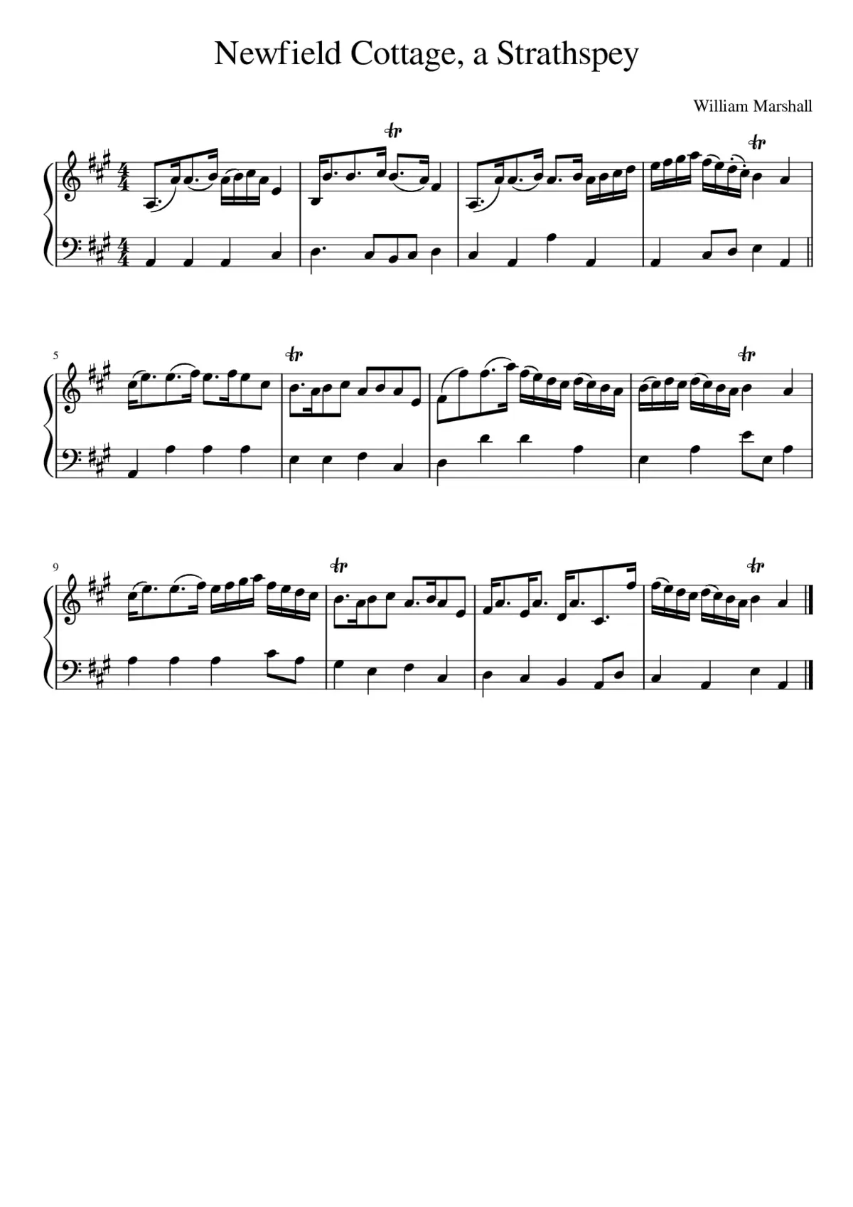 Newfield Cottage a Strathspey - Page 1