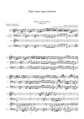 Super omnia ligna cedrorum