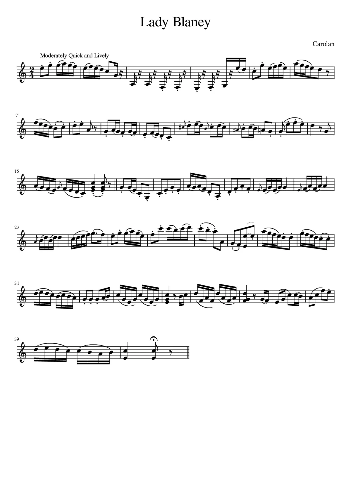 Lady Blaney - Page 1