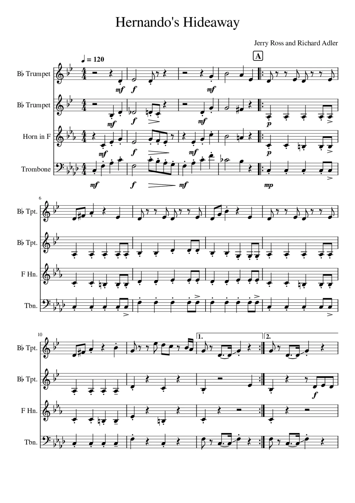 Hernando's Hideaway - Page 1